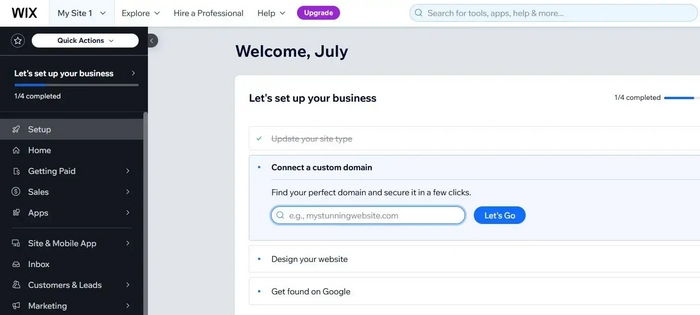Wix-Ease of Use
